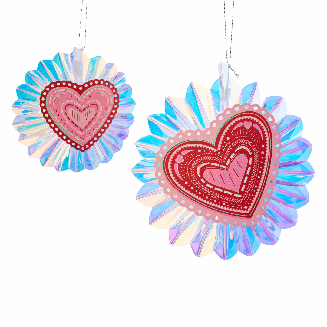 Decorative Hearts Pack - Garland &amp; Table Decor (set of 6)