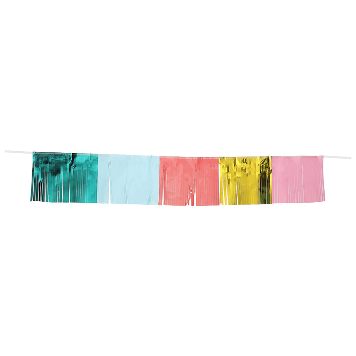 Packed Party Multicolor Fringe Backdrop Multi Banner Photo Wall for Birthday and Bachelorette Parties