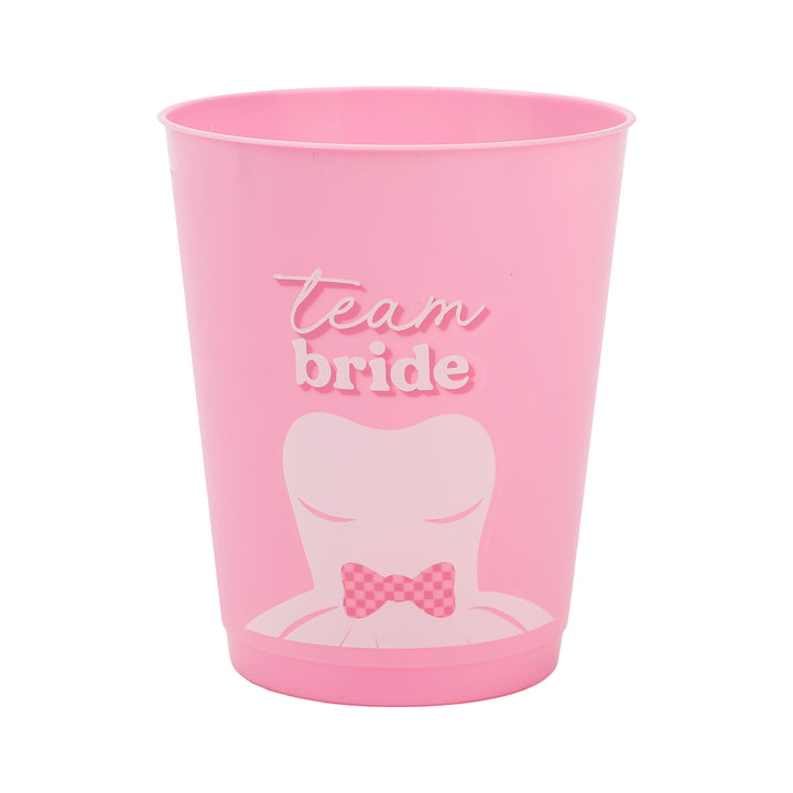 Packed Party Team Bride Groom 12-Piece Bridal Pong Game Set