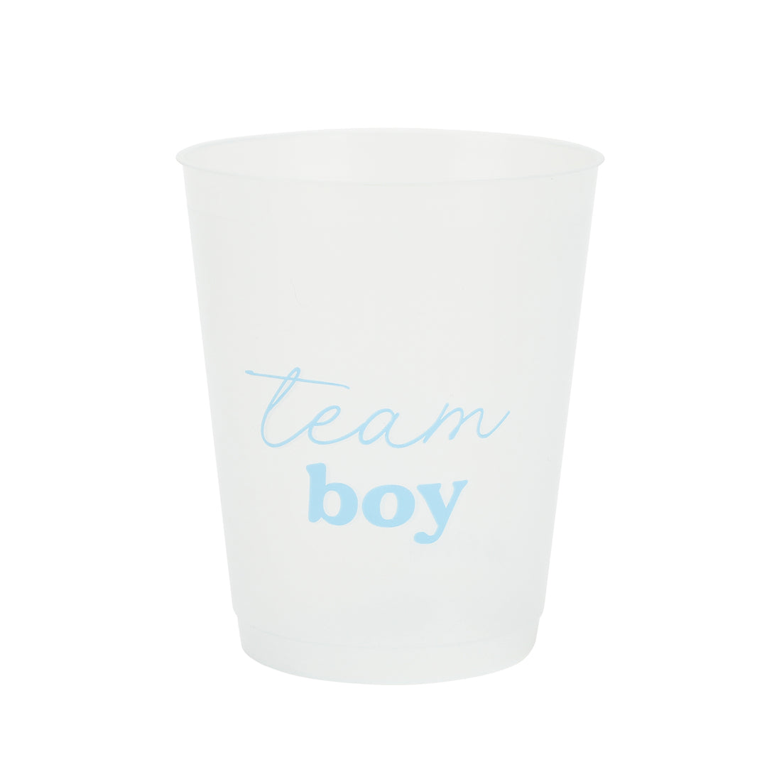Packed Party Team Boy 8-Pack Cup Stack Color Changing Reusable Cups