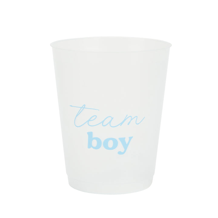 Packed Party Team Boy 8-Pack Cup Stack Color Changing Reusable Cups