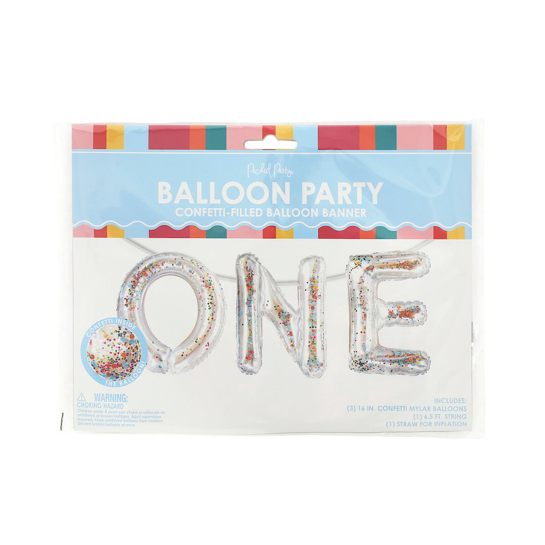 Packed Party Confetti One Balloon 6.5ft. Gerald