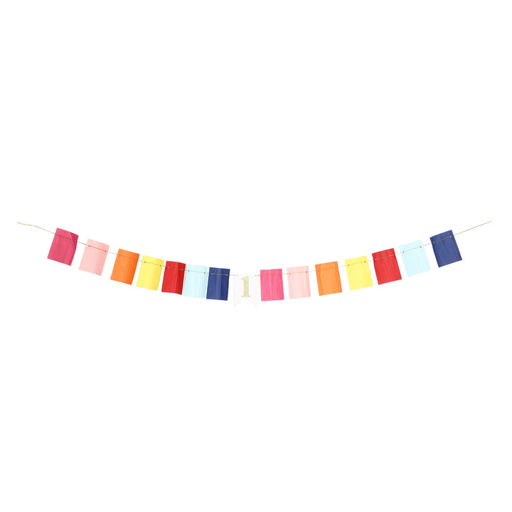 Packed Party 1st Birthday High Chair Garland
