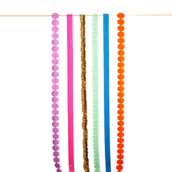 Color Lovers Delight Party Streamer Set