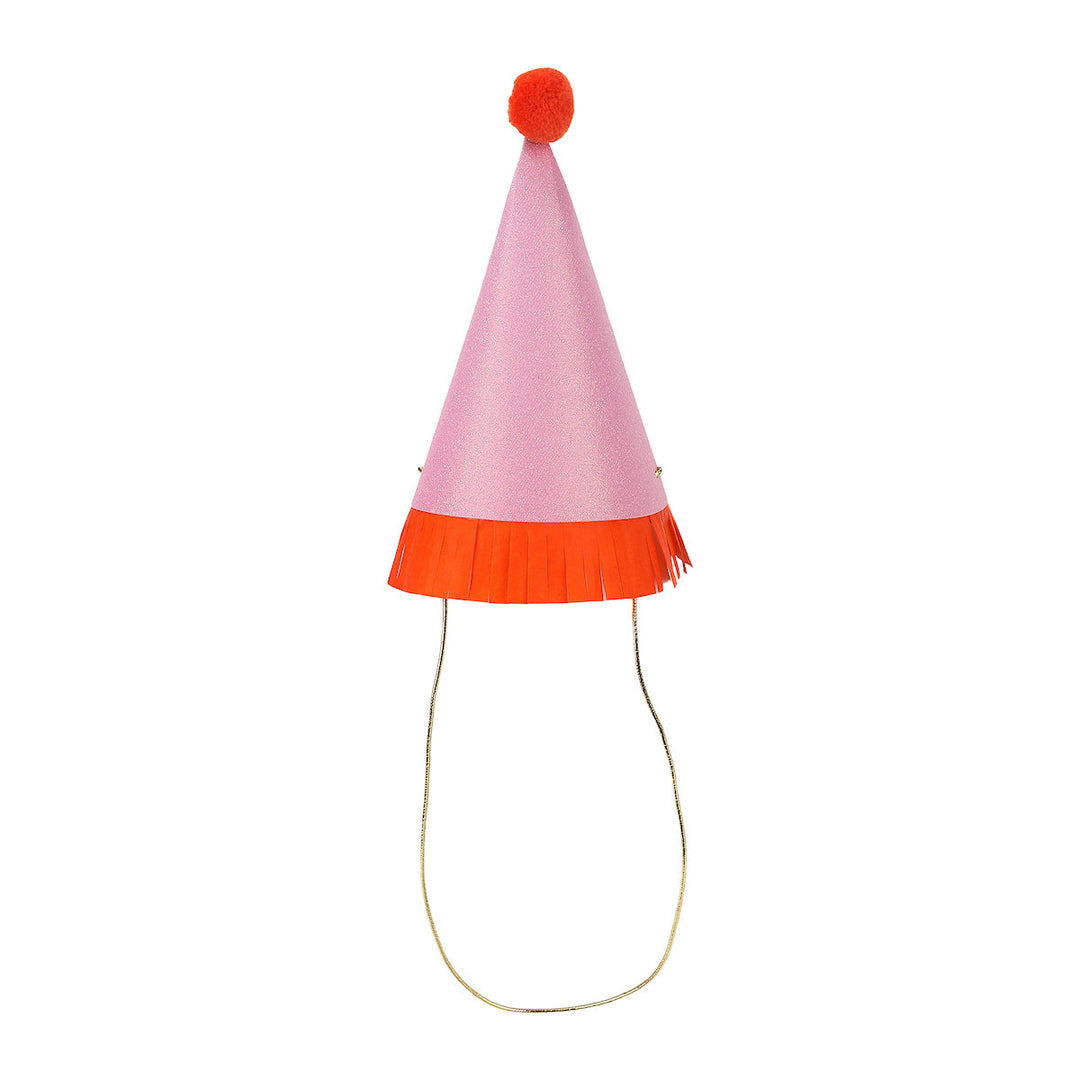 Mini Glitter Party Hats (set of 8)