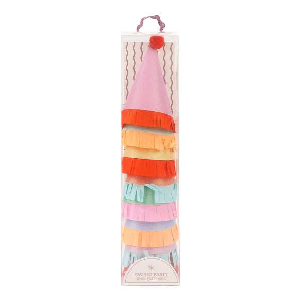 Top Off The Fun Mini Glitter Party Hats Set