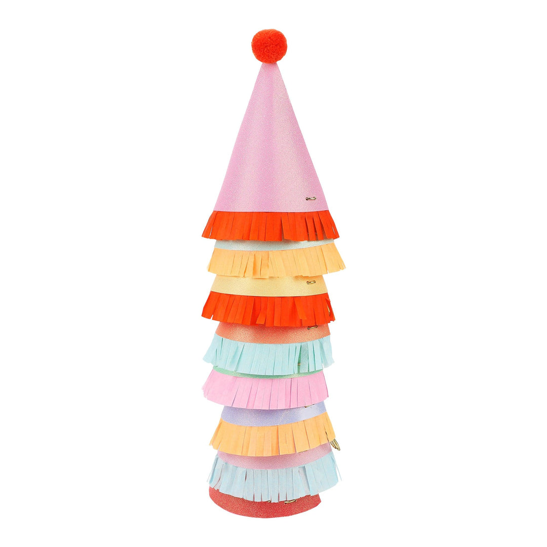 Top Off The Fun Mini Glitter Party Hats Set (8 ct)