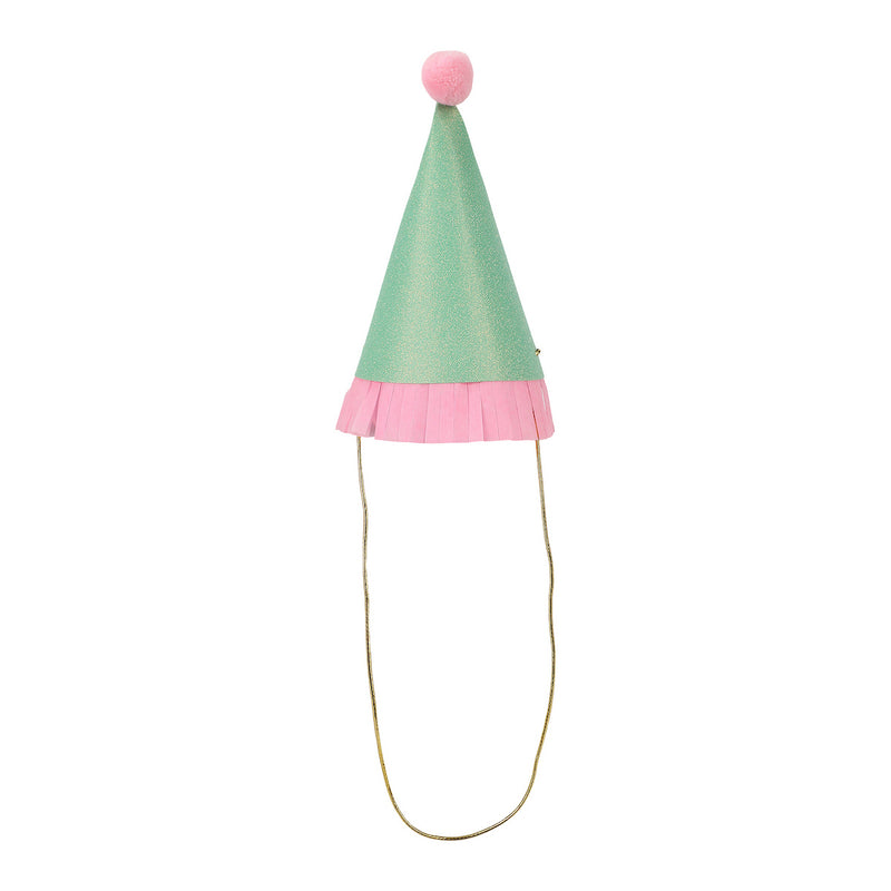 Top Off The Fun Mini Glitter Party Hats Set
