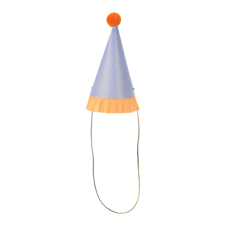 Top Off The Fun Mini Glitter Party Hats Set (8 ct)