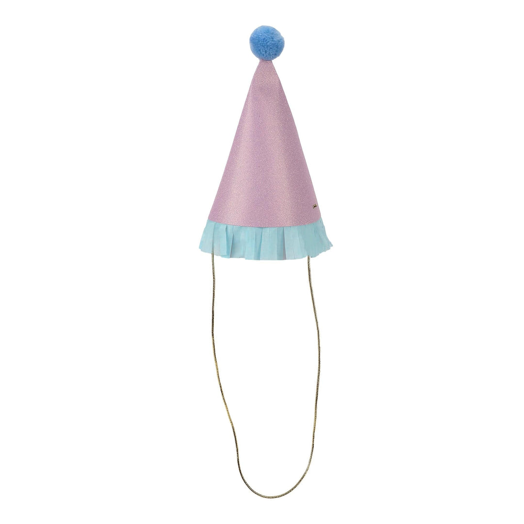 Top Off The Fun Mini Glitter Party Hats Set (8 ct)