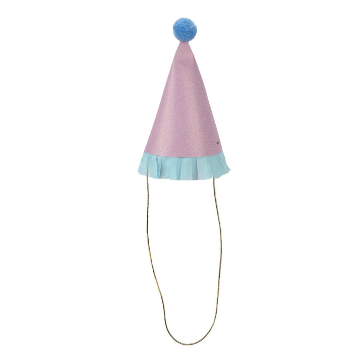Top Off The Fun Mini Glitter Party Hats Set (8 ct)