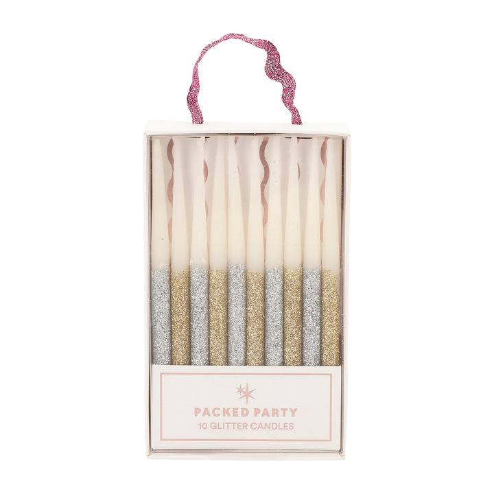 More Metallic More Fun Birthday Candle Set (10 ct)