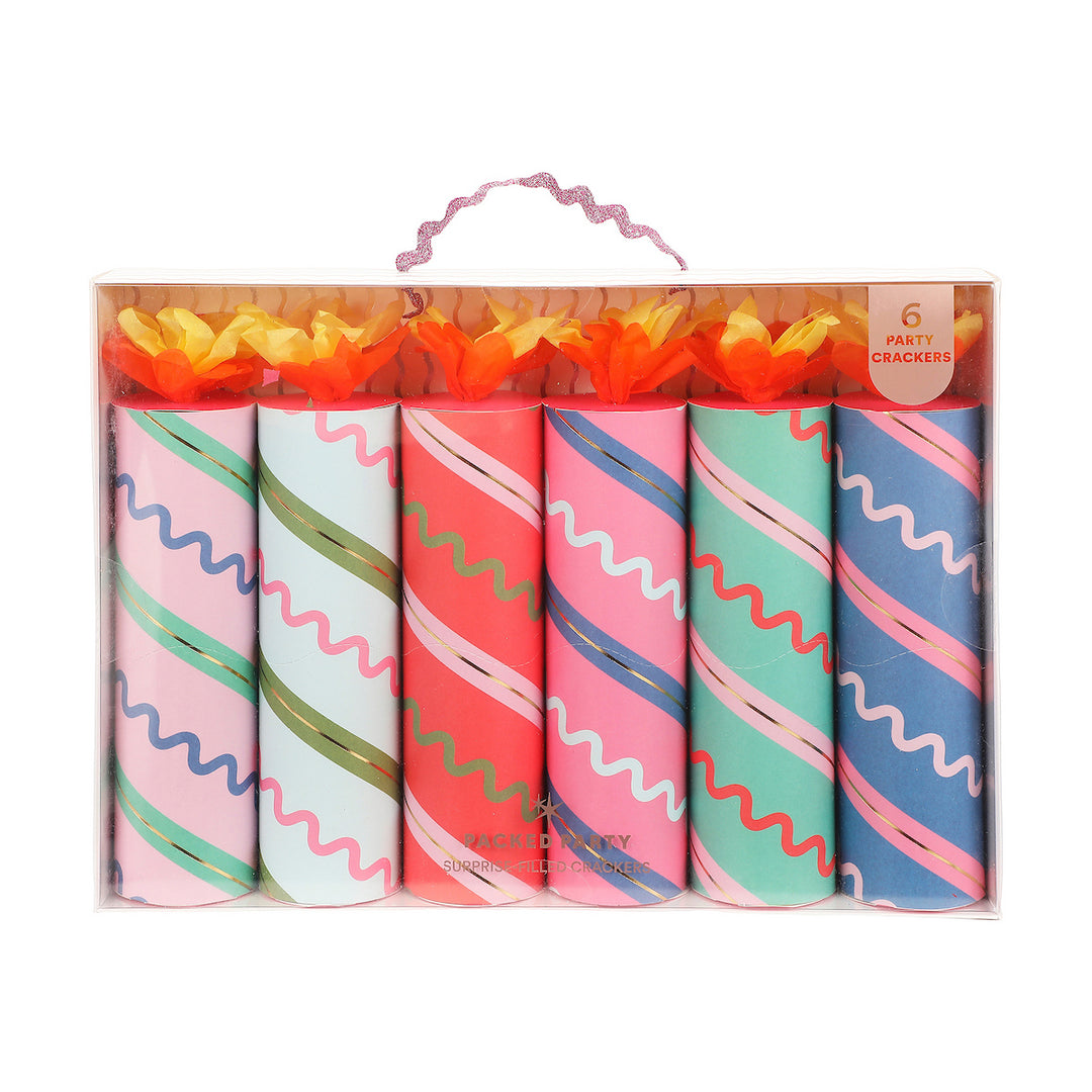 Birthday Candle Confetti Party Crackers (6 ct)