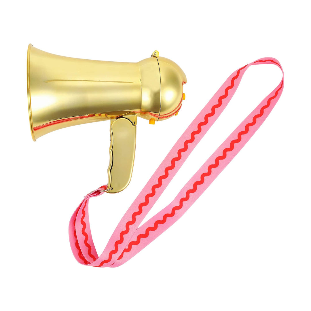 Shout It Out Gold Megaphone