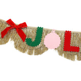 Holly Jolly Cheer Reuseable Banner