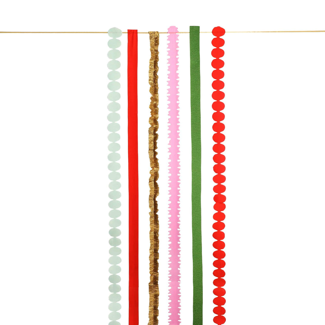 Bold Hues Party Streamer Set