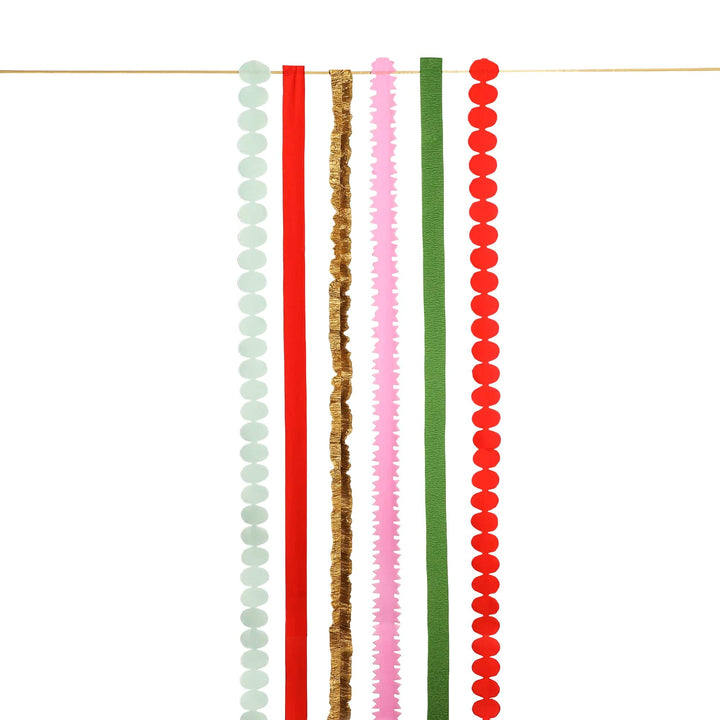 Bold Hues Party Streamer Set