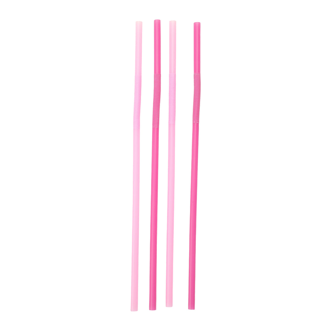 Packed Party Cheers My Dears 4-Pack Reusable Drink Pouch and Straw Set