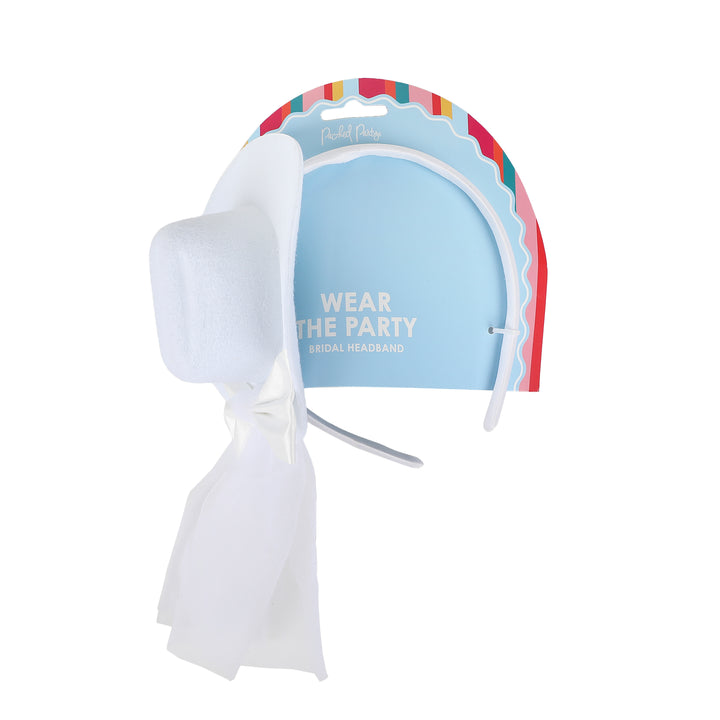 Packed Party Cowboy Hat &amp; Veil Novelty Bridal Headband
