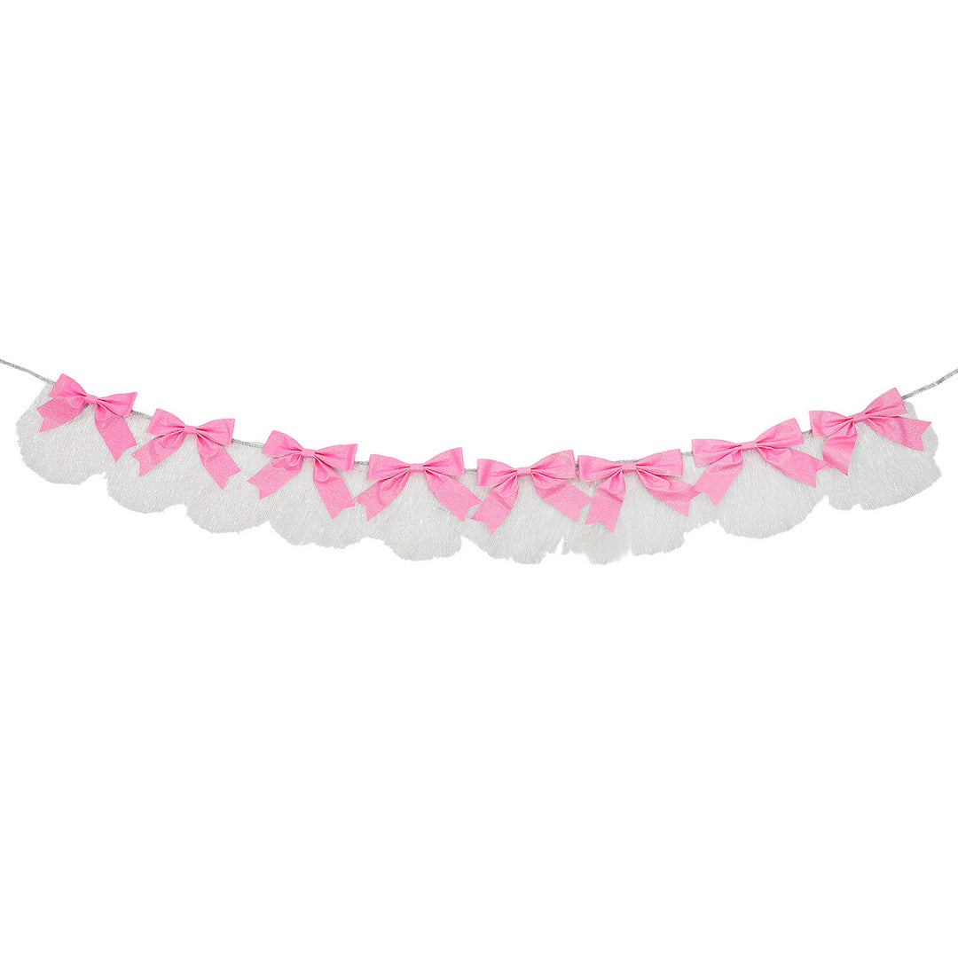 Glitter Bows &amp; Fringe Reusable Party Garland