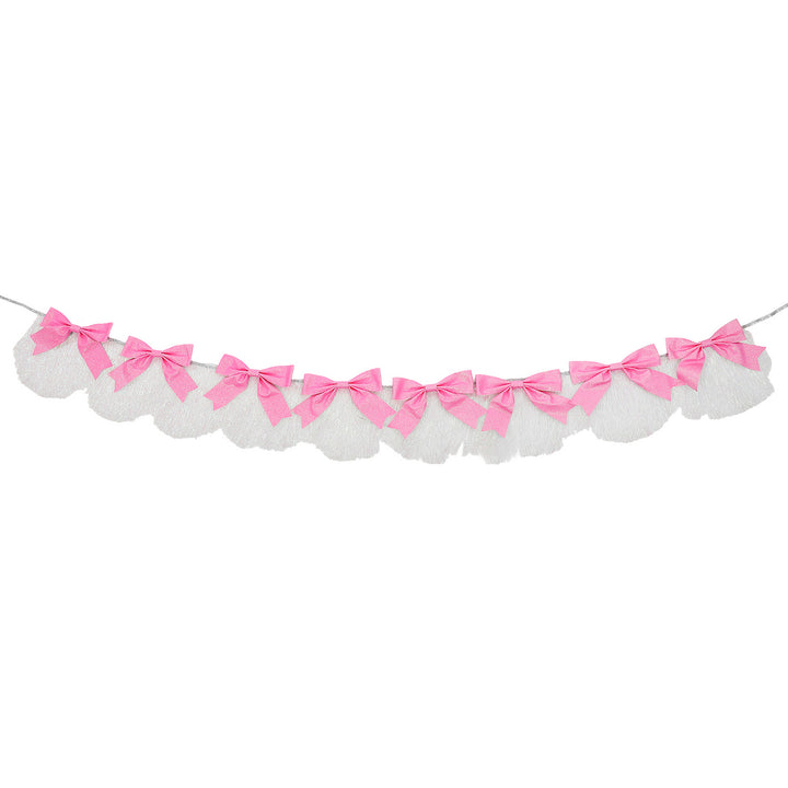 Glitter Bows &amp; Fringe Reusable Party Garland