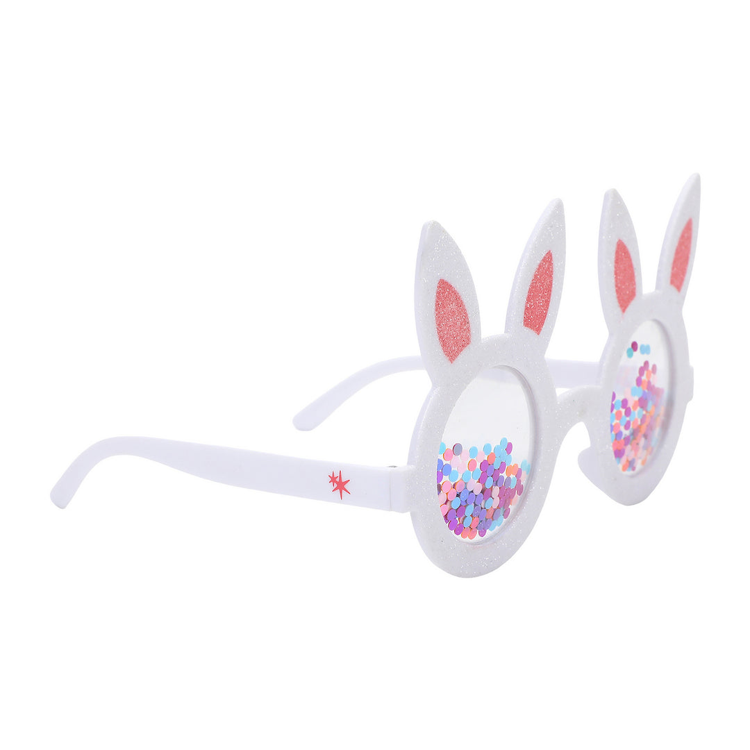 Hop-To-It Confetti Novelty Glasses (Single or Set of 4)