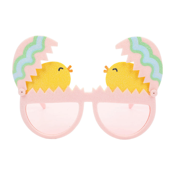 Peek-a-boo Chick Novelty Glasses (Single or Set of 4)