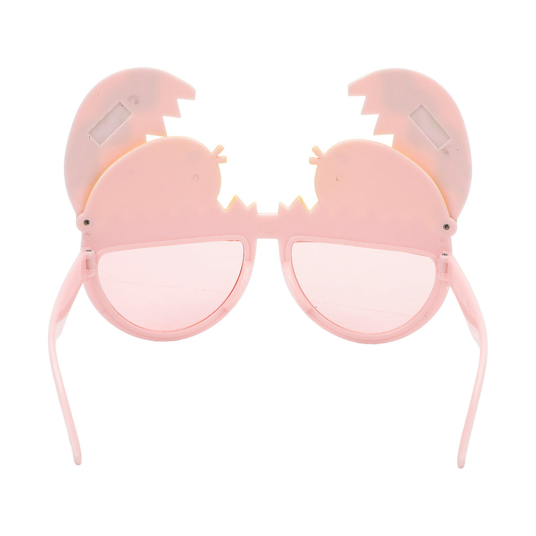 Peek-a-boo Chick Novelty Glasses (Single or Set of 4)