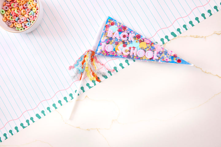 Customizable Back to School Pennant Kit
