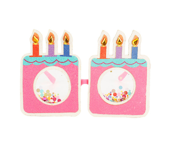Cake Face Novelty Birthday Glasses