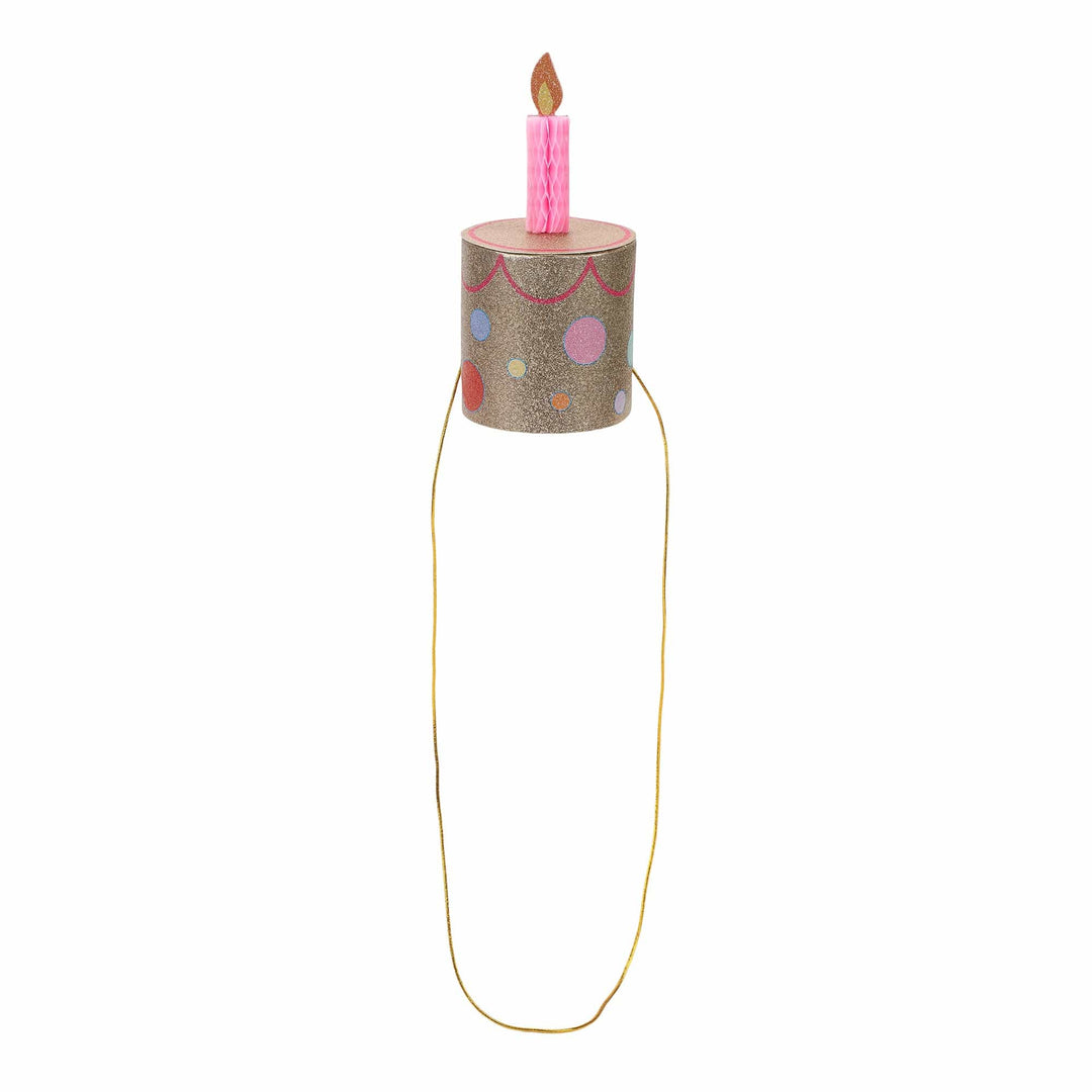 Mini Birthday Cake Party Hats (4 ct)