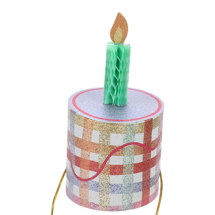 Mini Birthday Cake Party Hats (4 ct)