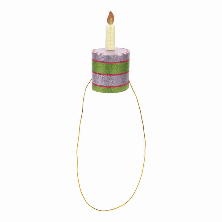 Mini Birthday Cake Party Hats (4 ct)