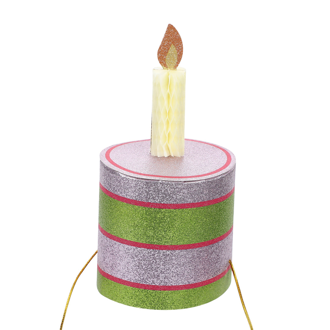 Mini Birthday Cake Party Hats (4 ct)