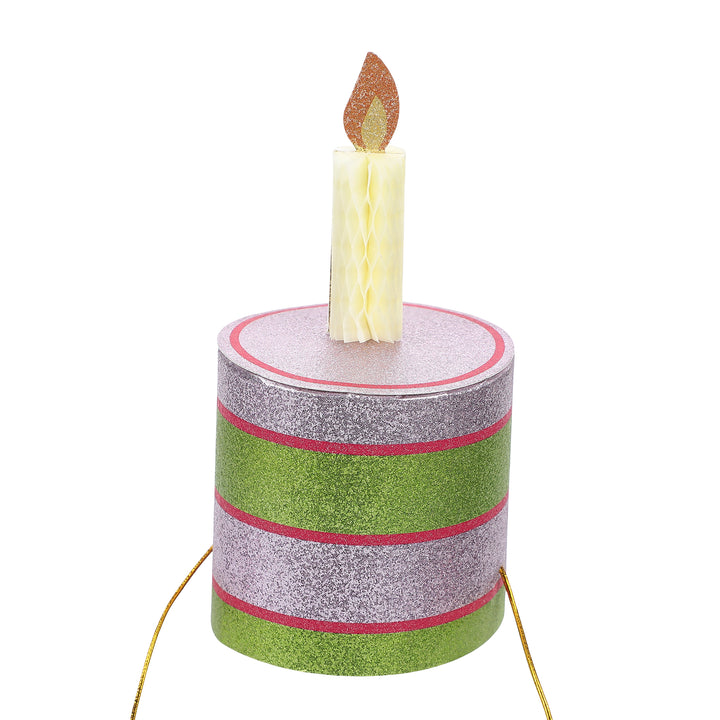 Mini Birthday Cake Party Hats (4 ct)
