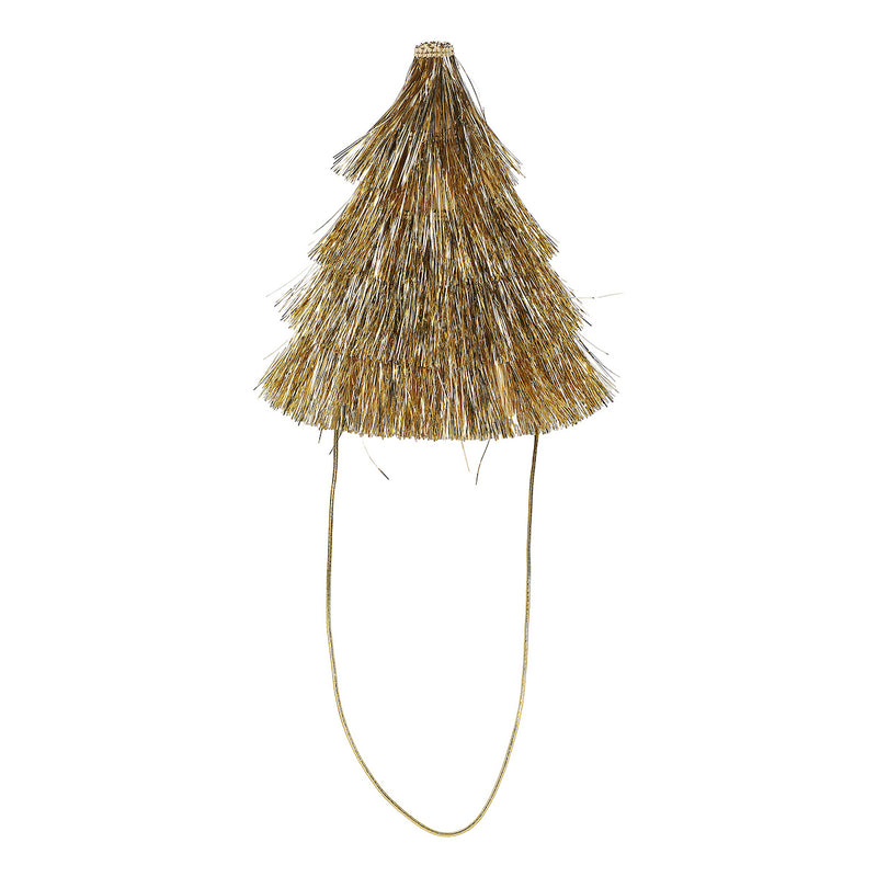 Golden Girl Mini Gold Fringe Party Hats Set