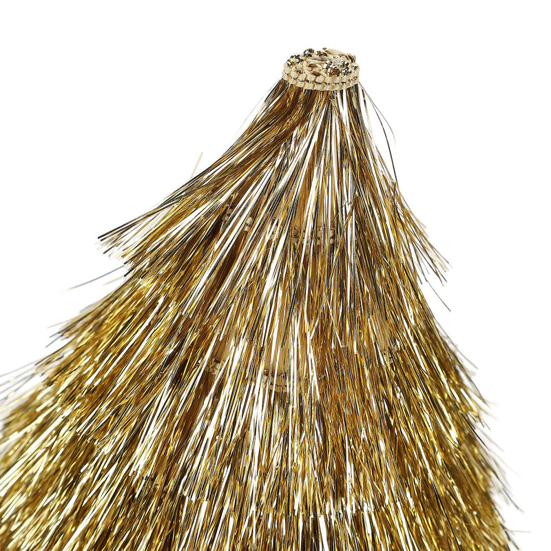 Golden Girl Mini Gold Fringe Party Hats Set