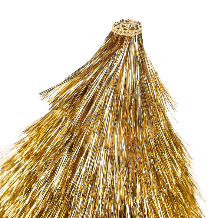 Golden Girl Mini Gold Fringe Party Hats (4 ct)
