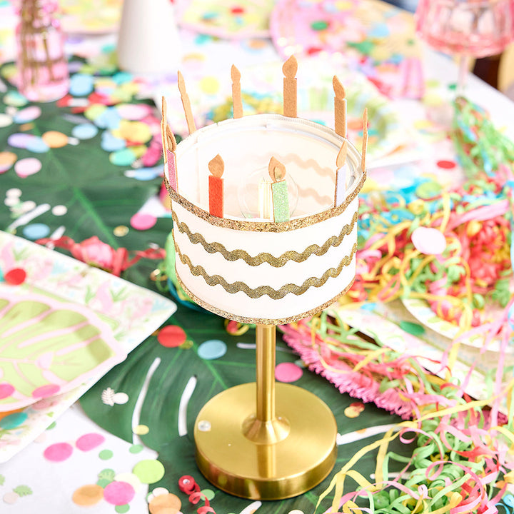 Birthday Cake Rechargeable LED Table Lamp