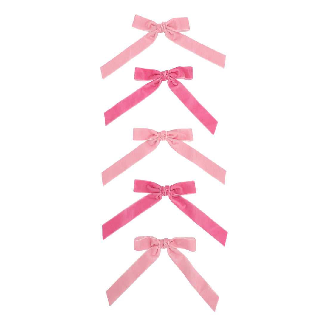 Pink Anything Clip-On Bow Set (5 ct)