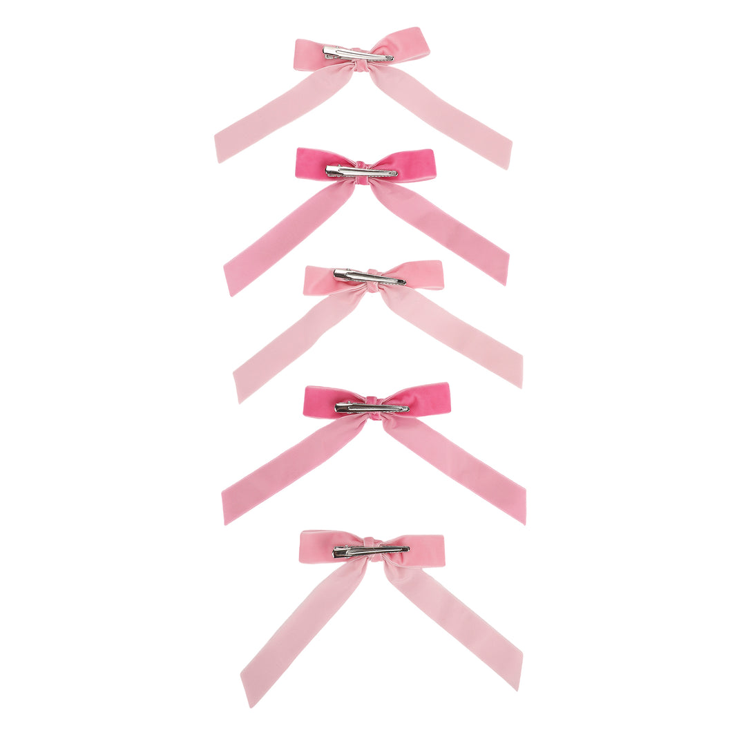 Pink Anything Clip-On Bow Set (5 ct)