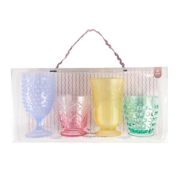 Not Your Mom's Reusable Vintage Cup Set