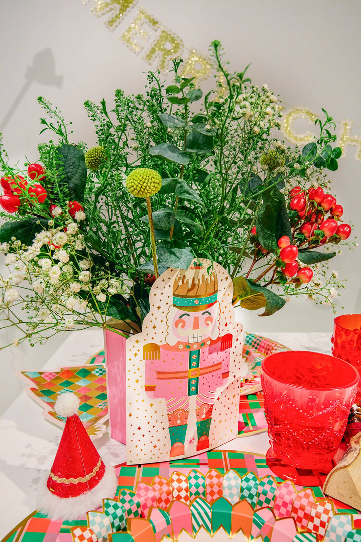 Nutcracker Pop-Up Vase Slip Covers (set of 3)