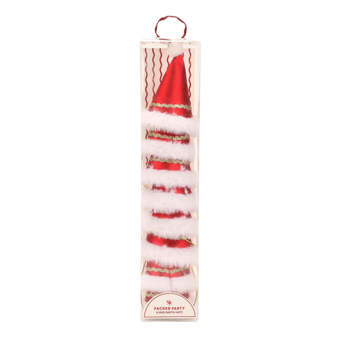 Mini Santa Hats Party Set (8ct)