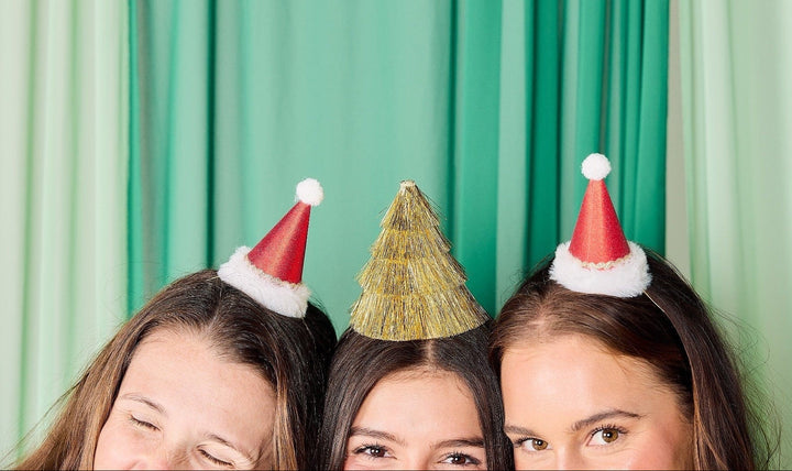 Mini Santa Hats Party Set (8ct)