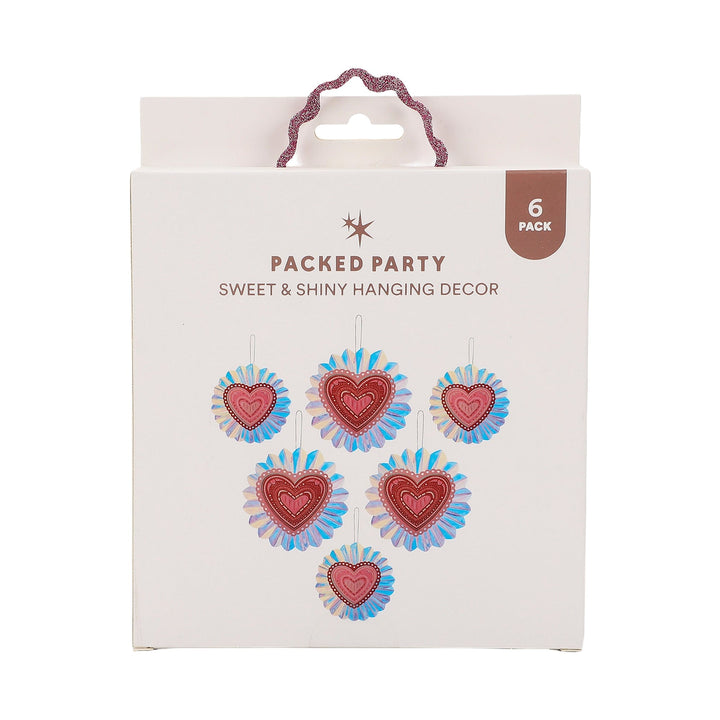 Decorative Hearts Pack - Garland &amp; Table Decor (set of 6)