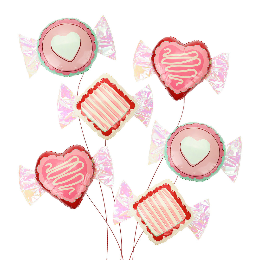 Candy Heart Balloons (6 ct)