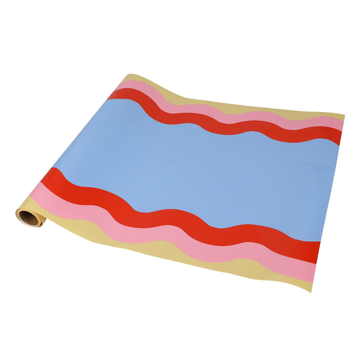Scalloped Soiree Paper Table Runner (25 foot, cut to fit)
