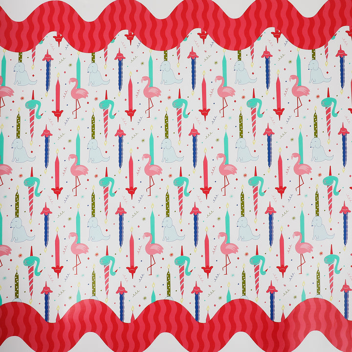 Party Parade Paper Table Runner (25 foot, cut to fit)