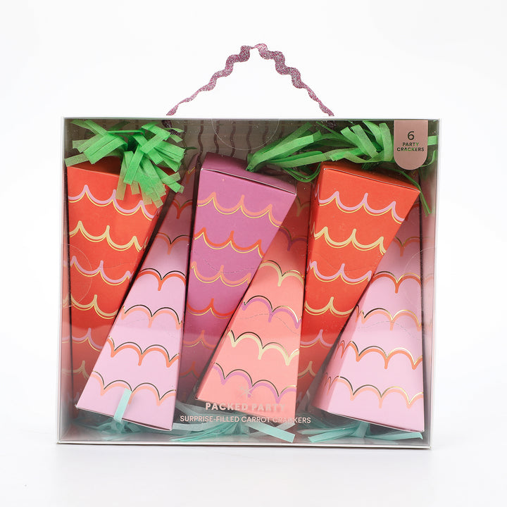 Hop &amp; Pop Carrot Party Crackers (6 ct)